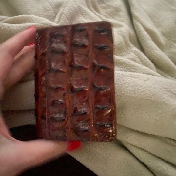 2 piece Brahmin crossbody/clutch and small card wallet Pecan Melbourne - Picture 5 of 10